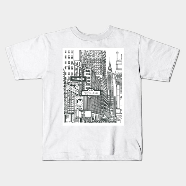 New York Kids T-Shirt by valery in the gallery